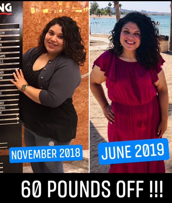 Reina down 60 Pounds since January 2019!